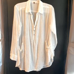 Beautiful White XS Free People Tunic